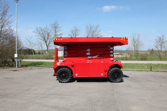 PB S175-19E verringerte Transporthöhe durch klappbares Plattformgeländer